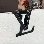 LOUIS VUITTON CAPUCINES BB White 3448 - 2