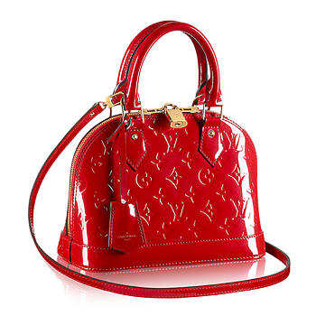 Louis Vuitton Alma BB Monogram Vernis Leather M90174 25cm 