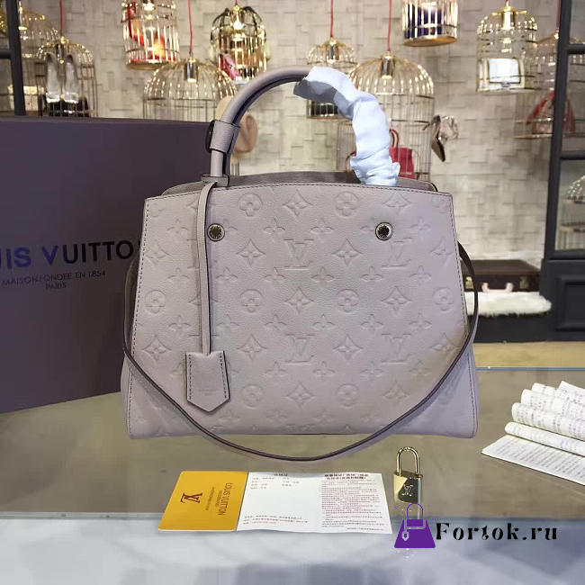 Louis Vuitton MONTAIGNE MM Vison 3568 33cm  - 1