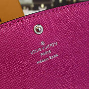Louis Vuitton EMILIE Wallet Fuchsia 3575 19cm - 4