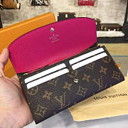 Louis Vuitton EMILIE Wallet Fuchsia 3575 19cm - 6
