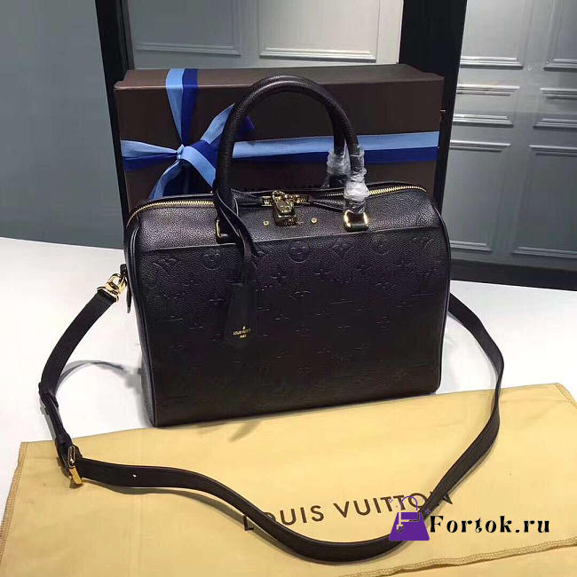 LOUIS VUITTON SPEEDY noir 3809 30cm - 1