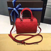 LOUIS VUITTON SPEEDY Red 3816 20cm - 3