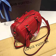 LOUIS VUITTON SPEEDY Red 3816 20cm - 4