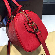 LOUIS VUITTON SPEEDY Red 3816 20cm - 5