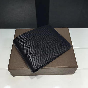 Louis Vuitton MULTIPLE WALLET Noir 3832 12cm