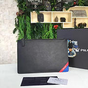 Leather Clutch Bag 4186 28cm  - 1