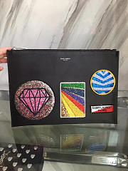 YSL MONOGRAM KATE Clutch Black 29cm  - 6