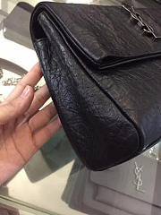 YSL Medium West Hollywood Crocodile Black 4844 28cm  - 2