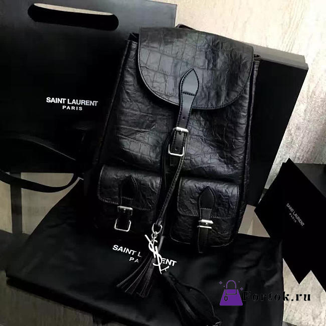 YSL SLP Festival BACKPACK Black 22cm  - 1