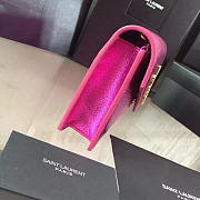 YSL Monogram Chain Wallet WOC Metallic Pink 4934 19cm  - 4