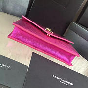 YSL Monogram Chain Wallet WOC Metallic Pink 4934 19cm  - 3