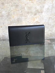 YSL MONOGRAM KATE Clutch SMOOTH LEATHER 4942 25cm  - 1