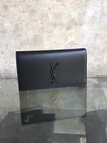 YSL MONOGRAM KATE Clutch SMOOTH LEATHER 4942 25cm 