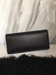 YSL MONOGRAM KATE Clutch GRAIN DE POUDRE EMBOSSED Black 4956 27cm  - 4