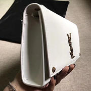YSL MONOGRAM KATE Tassel Smooth Leather White 4964 24cm  - 5