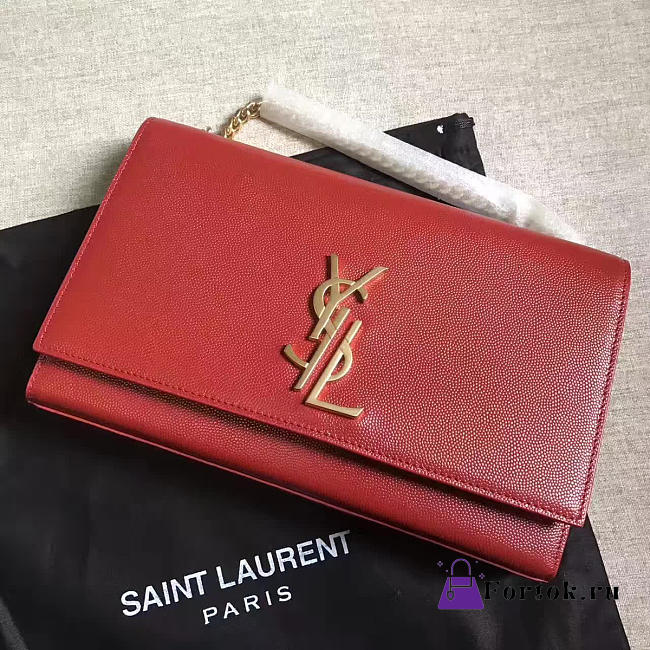 YSL MONOGRAM KATE GRAIN DE POUDRE EMBOSSED 4970 24cm  - 1