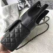 Chanel Large Lambskin Drawstring Backpack In Seoul Bag Black 010402 24cm - 4