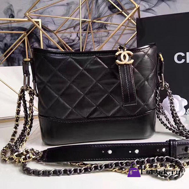  CHANEL'S GABRIELLE Small Hobo BagBlack A91810 20cm - 1