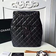 Chanel Caviar Quilted Lambskin Backpack Black 170303 32cm - 1