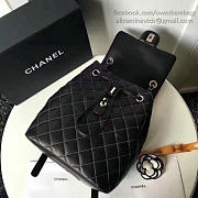 Chanel Caviar Quilted Lambskin Backpack Black 170303 32cm - 5