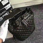 Chanel Caviar Quilted Lambskin Backpack Black Silver Hardware 170302 23cm - 6