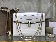 Bvlgari Serpenti Forever Calf Leather Flap Cover Shoulder Bag 283170 - 2