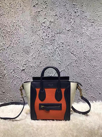 Celine Leather Nano Luggage  Z997 20cm