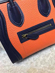 Celine Leather Nano Luggage  Z997 20cm - 6