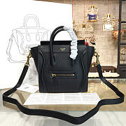 Celine Nano Luggage  Leather Shoulder Bag Z1032 19.5cm - 1