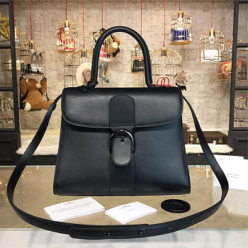 Delvaux MM Brillant Satchel Black 1524 28cm