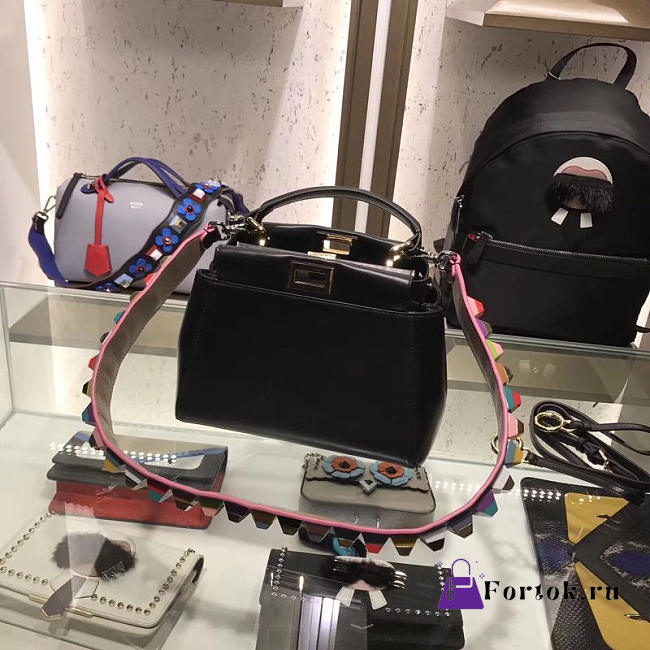 FENDI PEEKABOO Black 2008 23cm - 1
