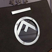 Fendi Kani FF Logo Brown Leather 2010 19cm - 6