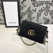 Gucci GG Leather WOC Black 2560 20cm - 5