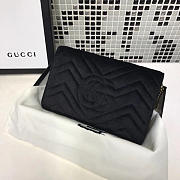 Gucci GG Leather WOC Black 2560 20cm - 3