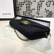Gucci GG Leather WOC Black 2560 20cm - 2