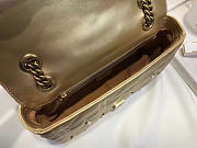 Gucci Marmont Bag Gold 2636 26cm - 3