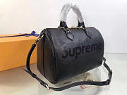 Louis Vuitton Supreme Handbag Black M40432 - 5