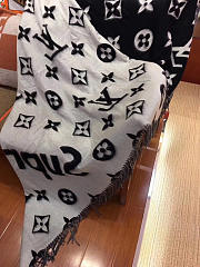 Louis Vuitton Supreme Scarf Black  - 4