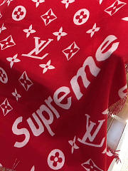 Louis Vuitton Supreme Scarf RED 3089 - 6