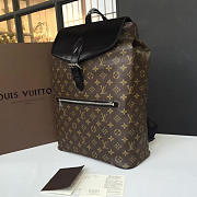 LV Palk Monogram Macassar Canvas Backpack M40637 Black - 3