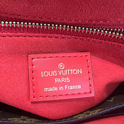 Louis Vuitton Monogram One Handle Flap Bag MM RED 3296 - 3