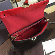 Louis Vuitton Monogram One Handle Flap Bag MM RED 3296 - 2