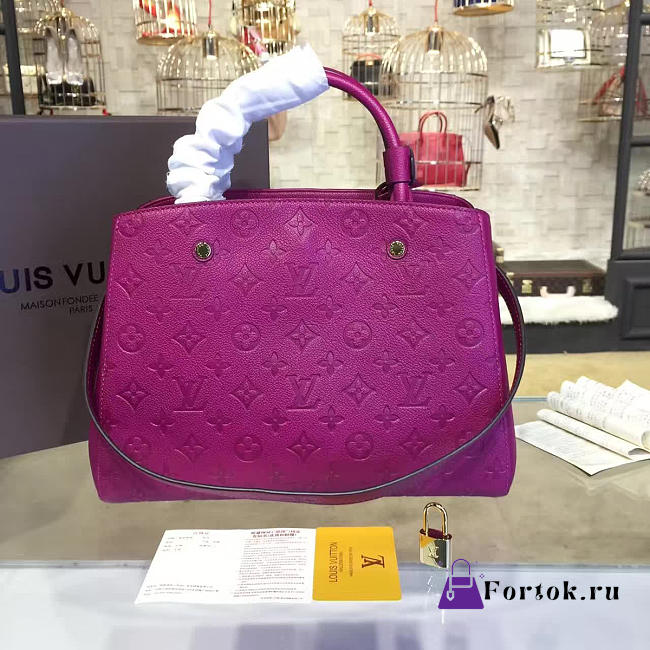 Louis Vuitton MONTAIGNE MM MARINE ROUGE 3329 - 1