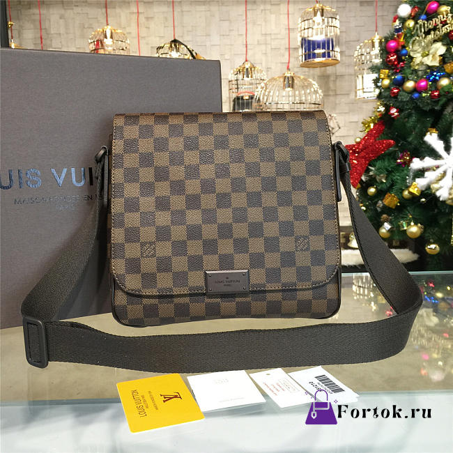 LOUIS VUITTON Damier Ebene District PM 3413 - 1