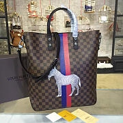 Louis Vuitton Zebra Print Atlas Tote Bag 39cm  - 1