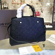 Louis Vuitton MONTAIGNE MM NOIR 3571 33cm - 1