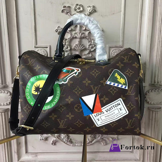 Louis Vuitton Speedy WORLD TOUR 3683 30cm  - 1