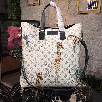 Louis Vuitton ATLAS TOTE Giraffe 3763 35.5cm