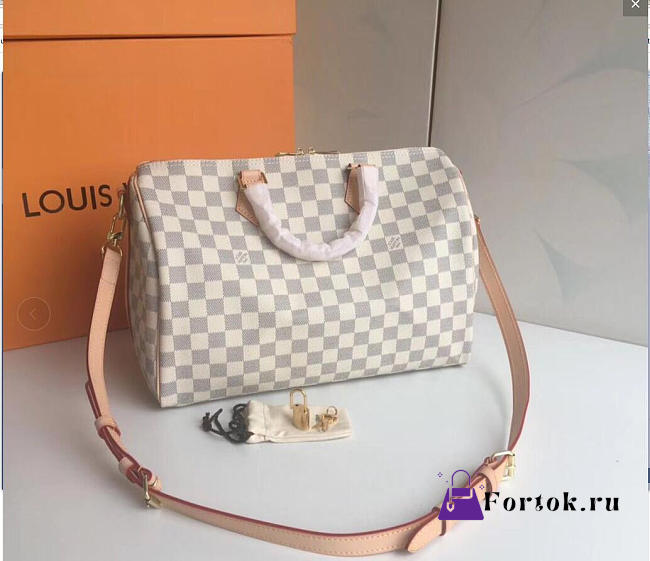 Louis vuitton SPEEDY  Damier Azur Canvas 3805 35cm - 1